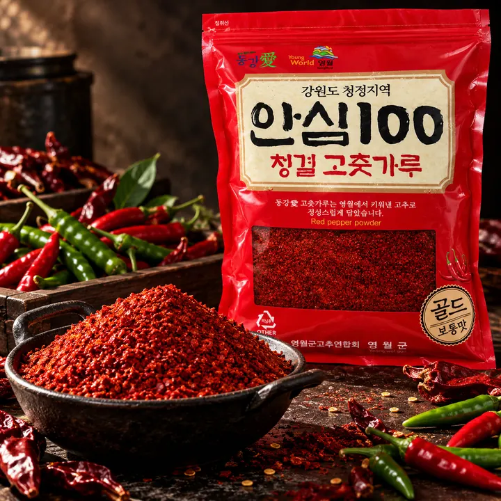 청양 고춧가루 한 근 (600g)